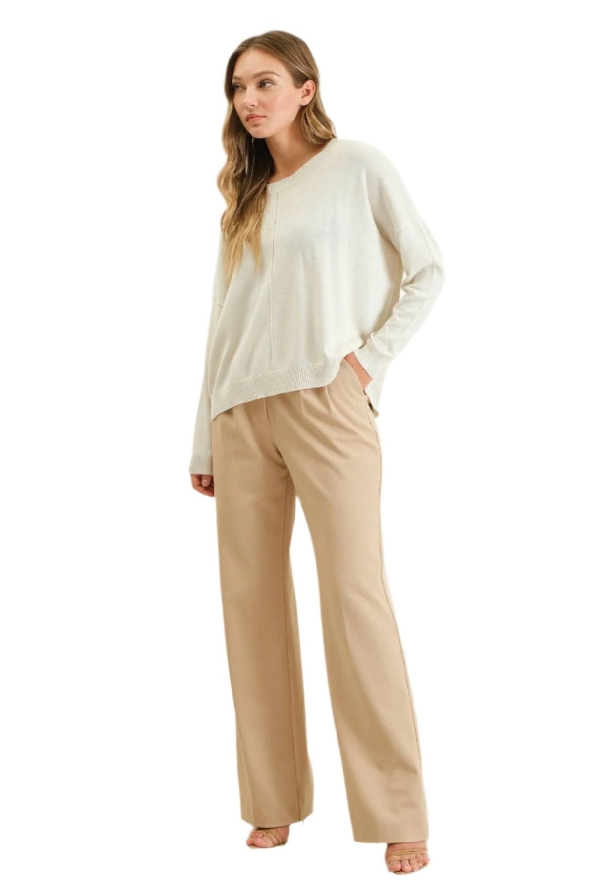 Elora Lightweight Long Sleeve Sweater Top