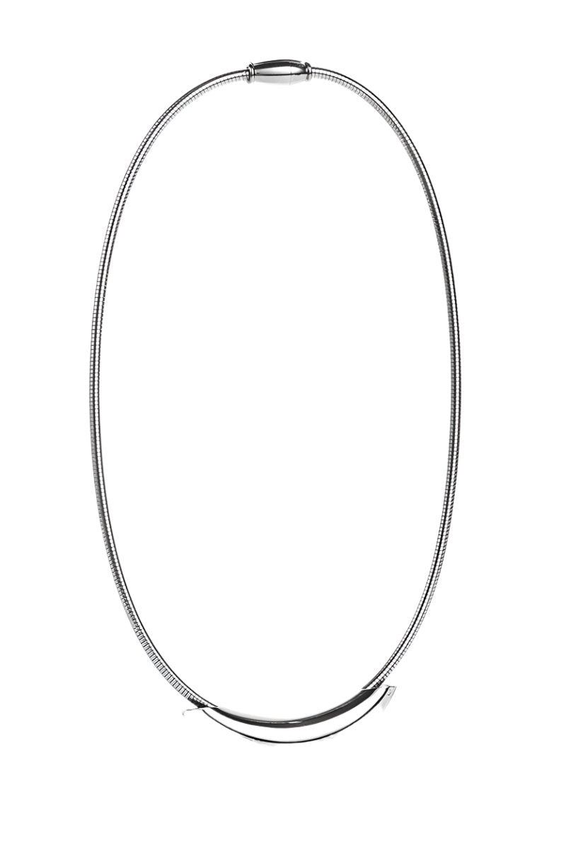 Metal Bar Snake Chain Necklace