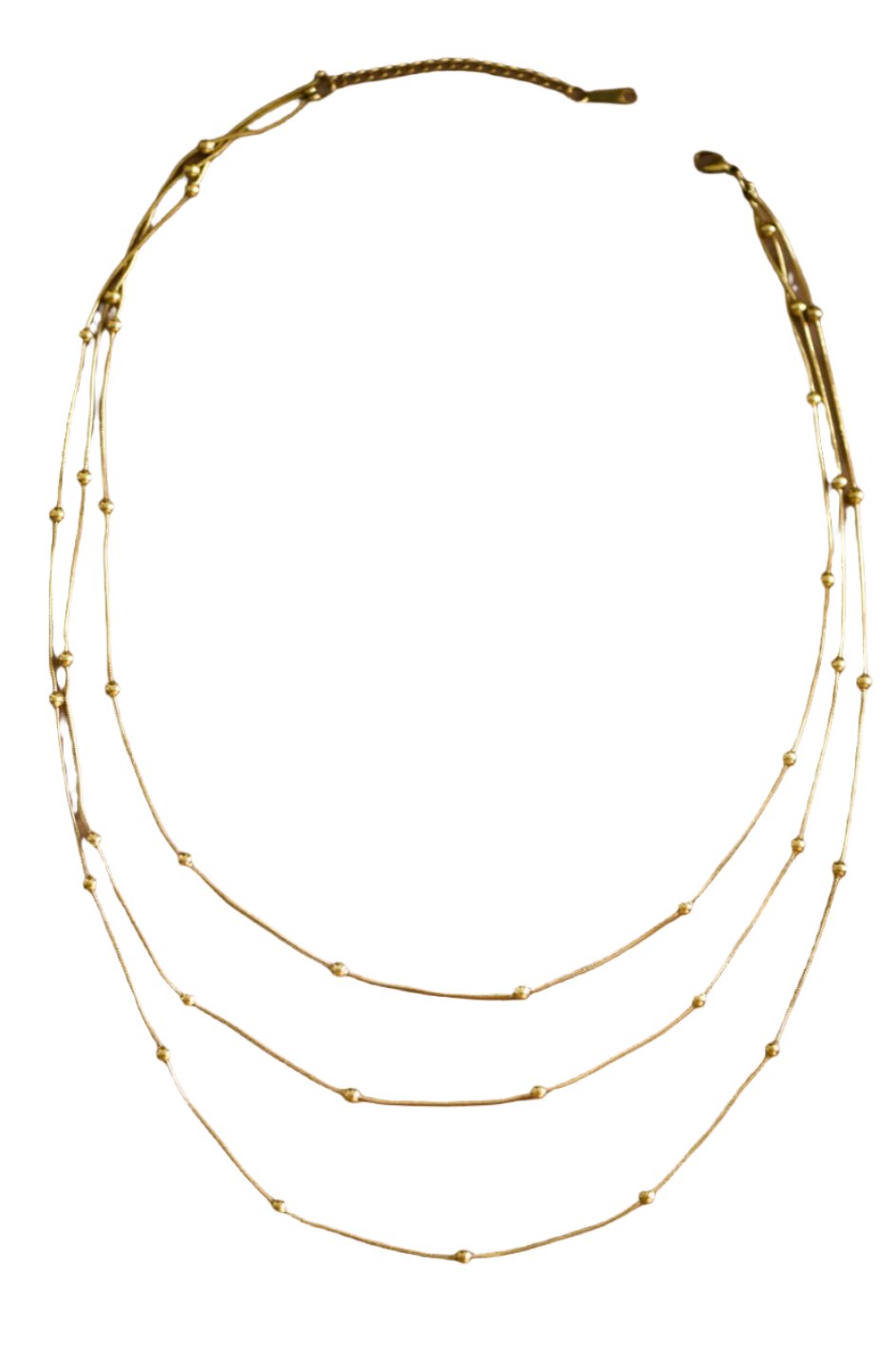 Layered Ball Accent Necklace