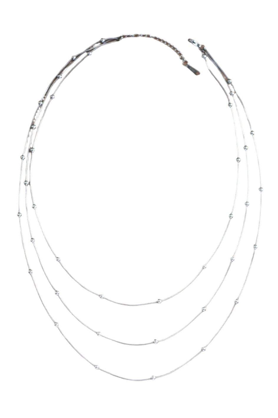 Layered Ball Accent Necklace