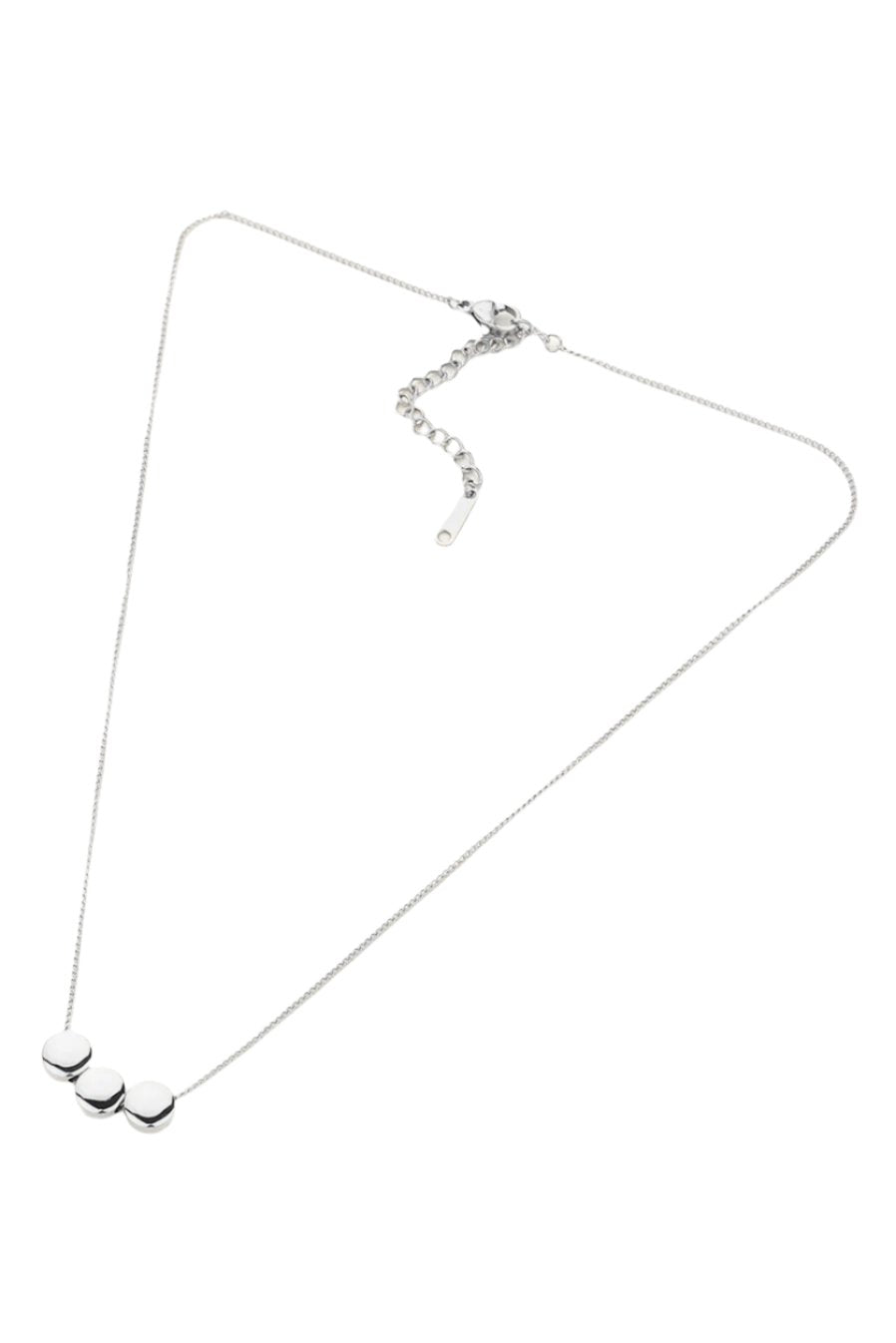 Triple Disc Pendant Necklace