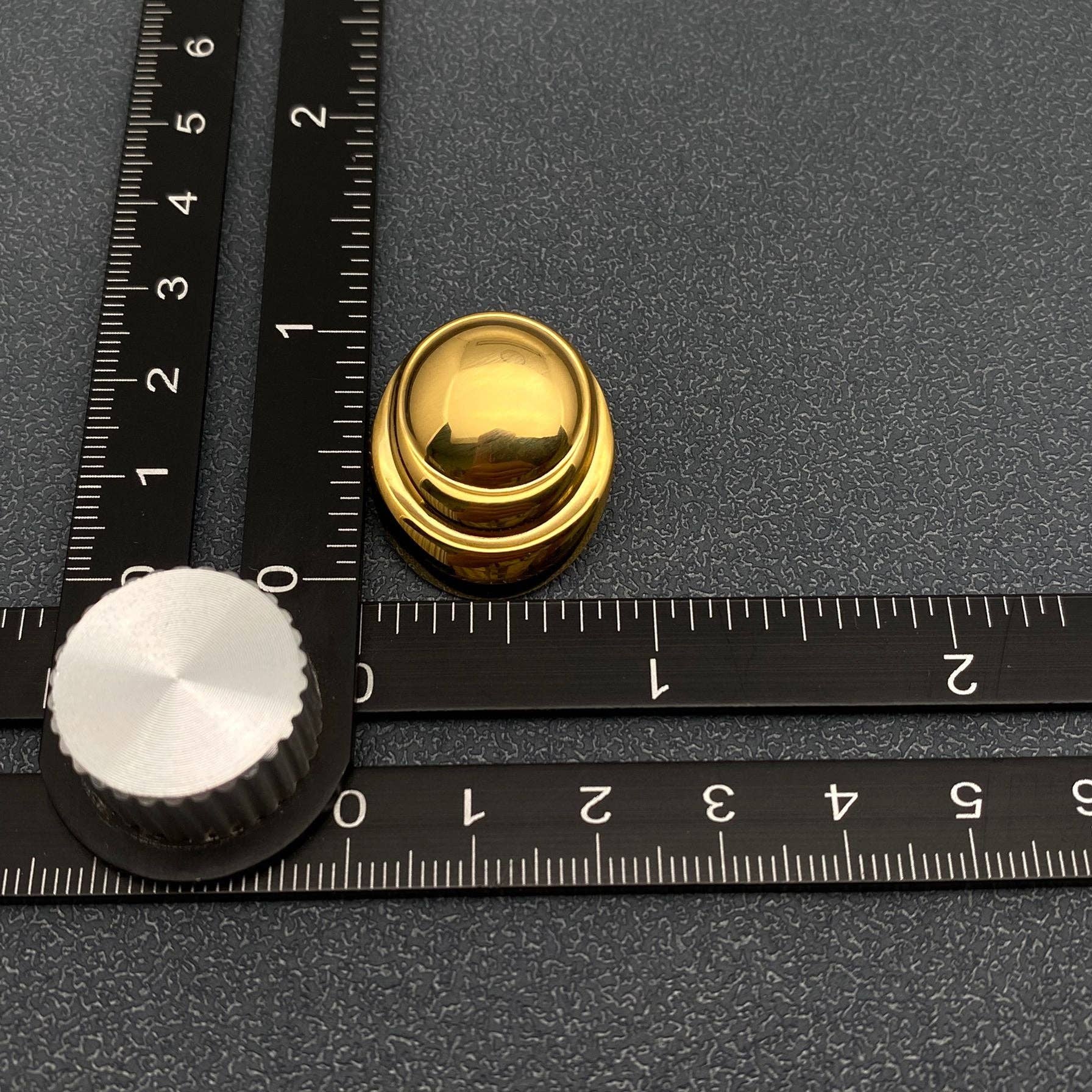 Oval Concave Post Earrings