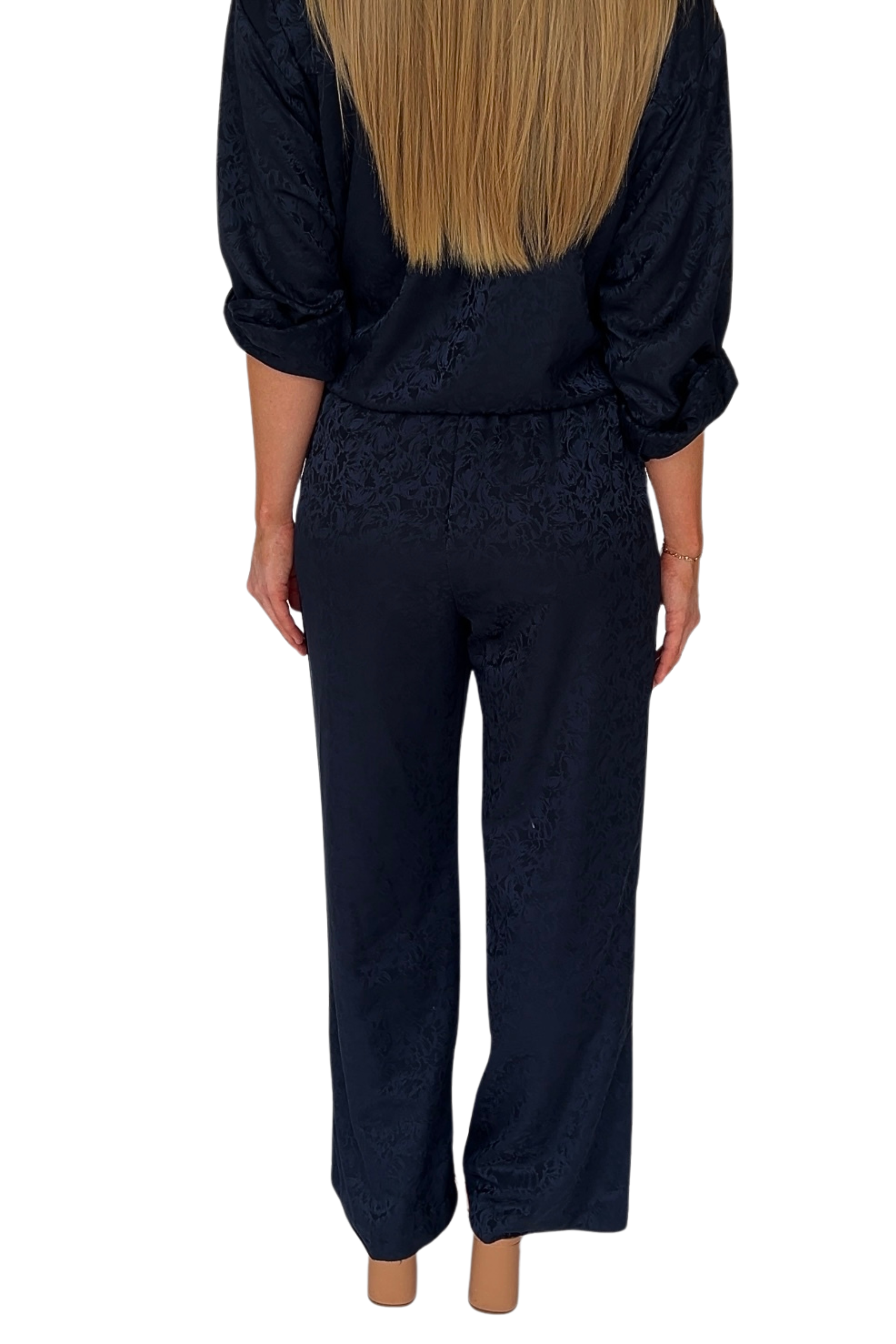 Remi Satin Jacquard Pants