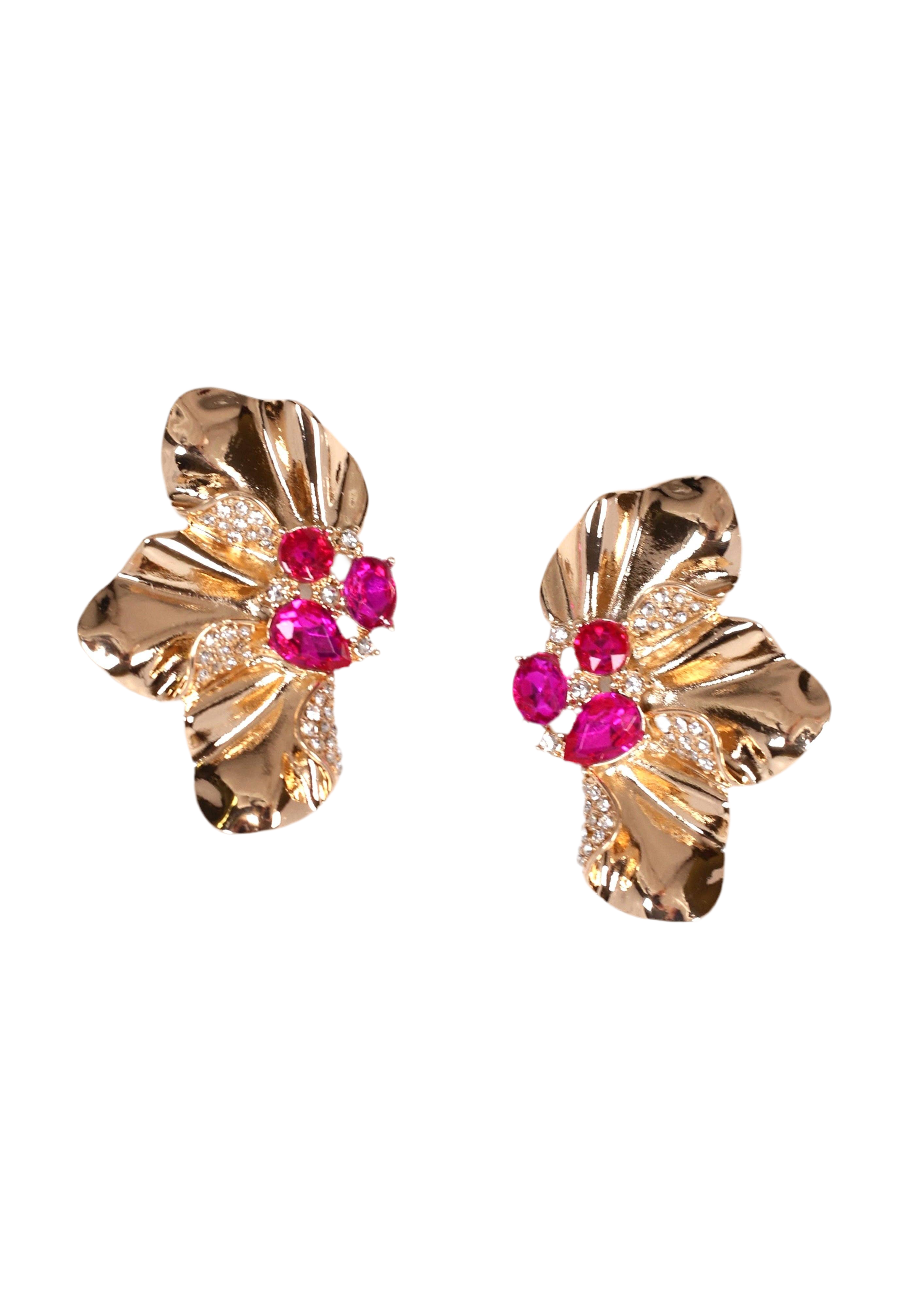 Clarington Embellished Fan Earring