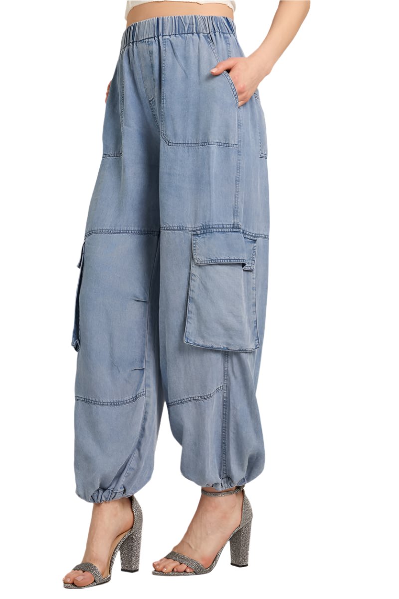 Nadia Tencel Cargo Pants