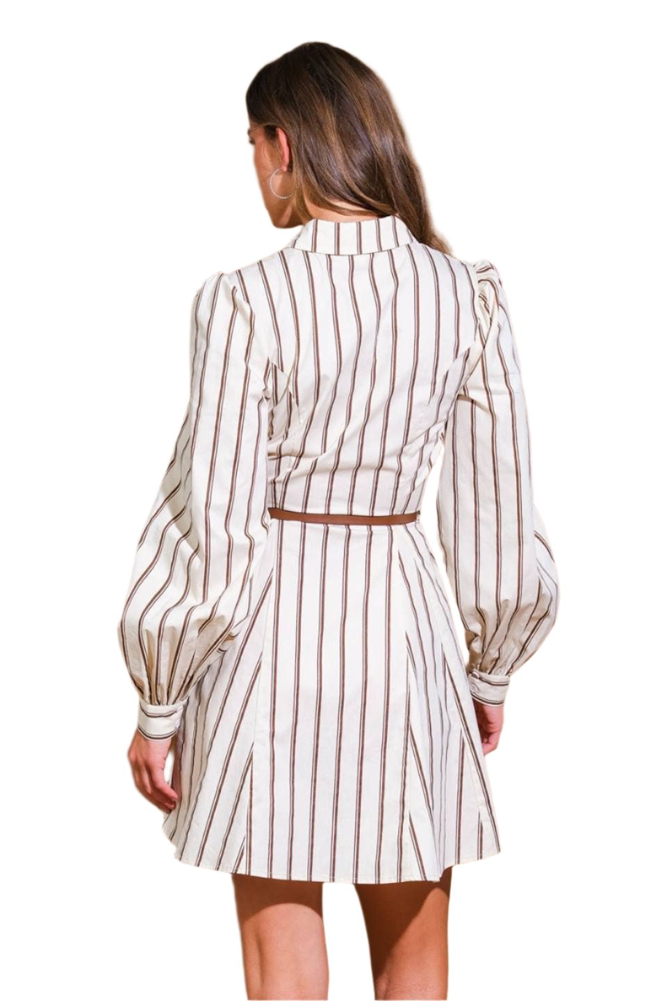 Alora Striped Mini Dress