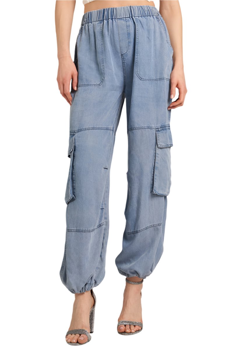 Nadia Tencel Cargo Pants