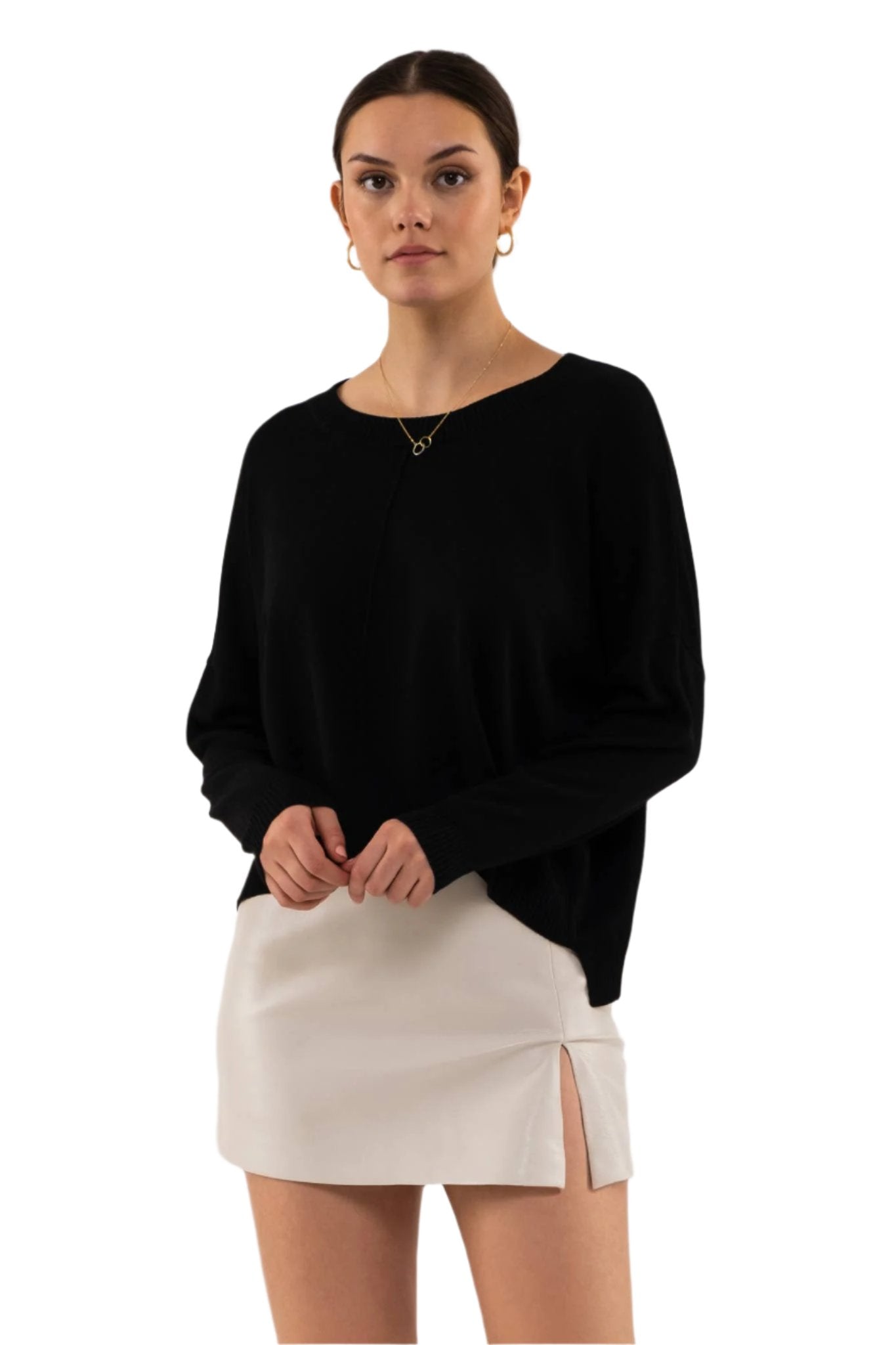 Elora Lightweight Long Sleeve Sweater Top