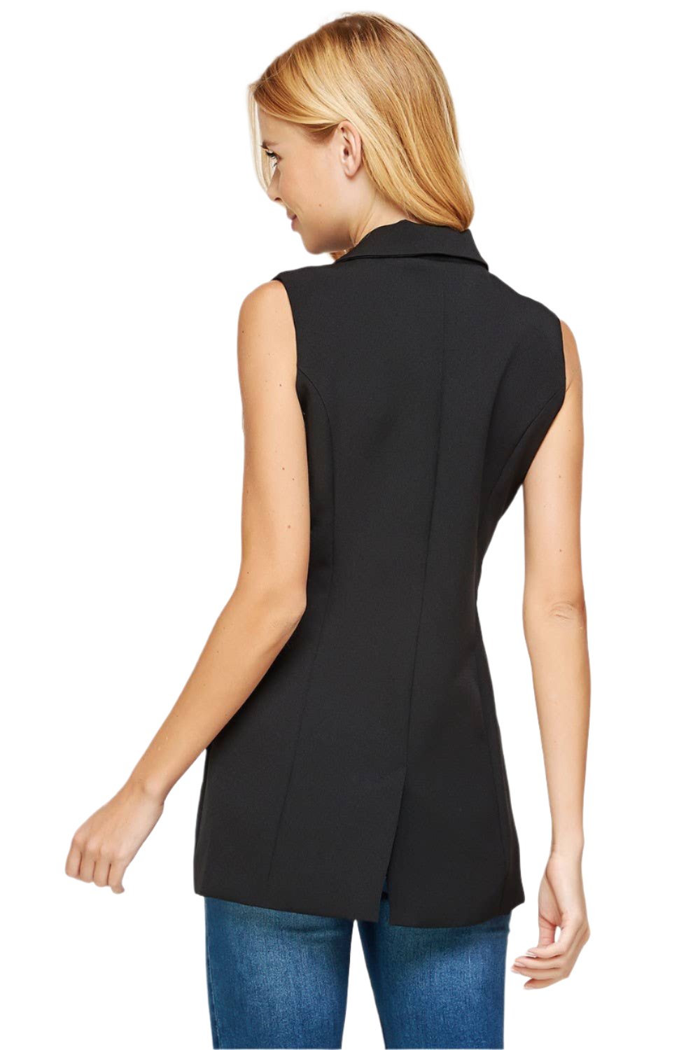 Maggy One Button Tailored Vest