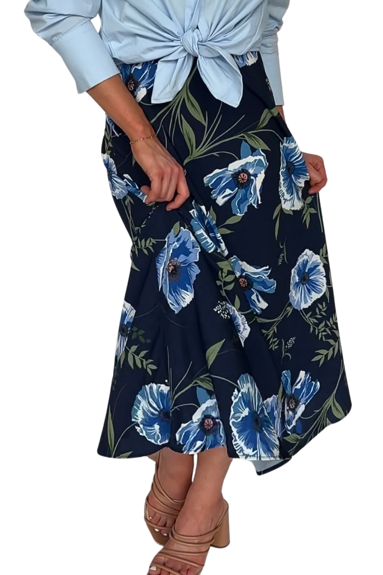 Fiora Printed A Line Skirt