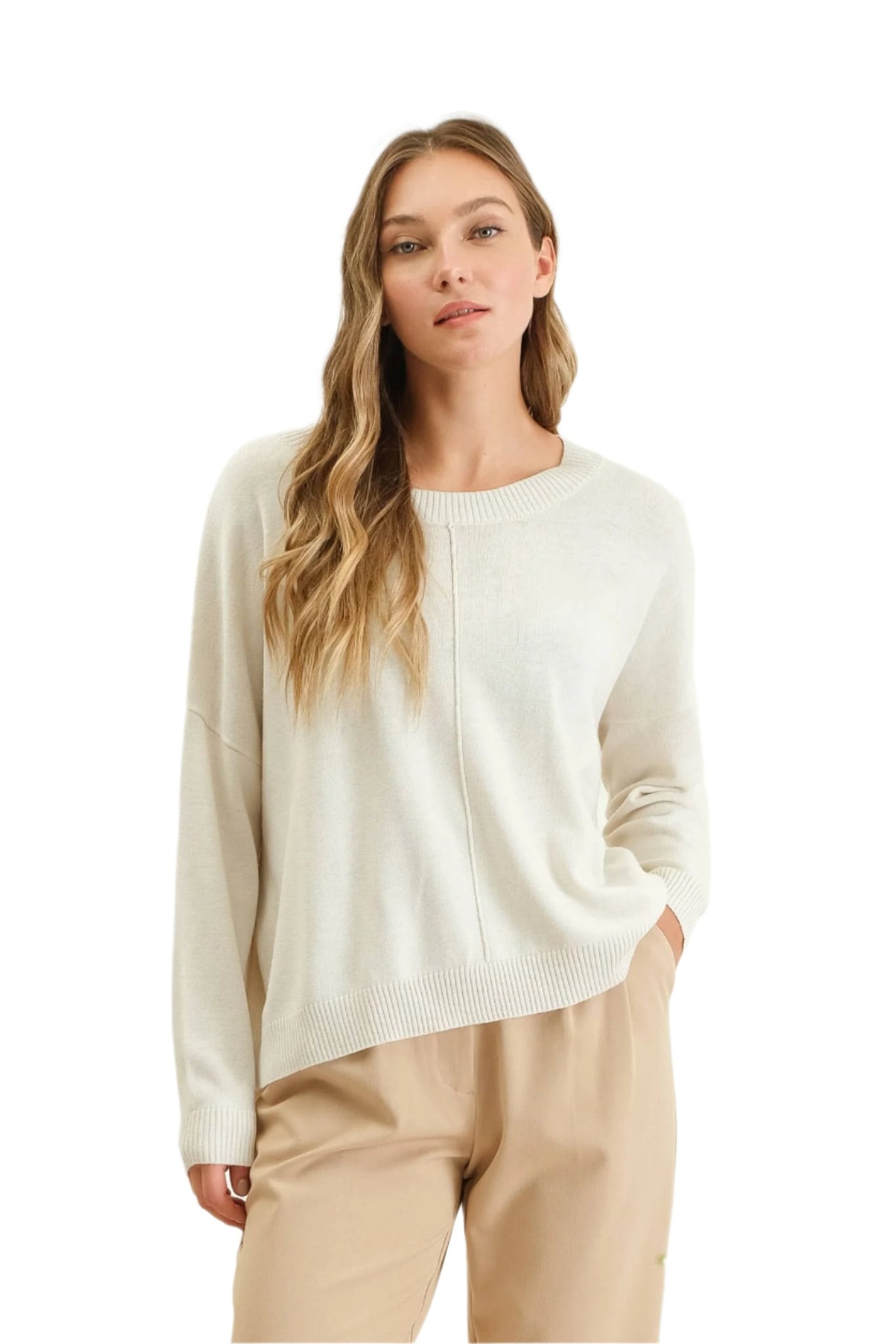 Elora Lightweight Long Sleeve Sweater Top