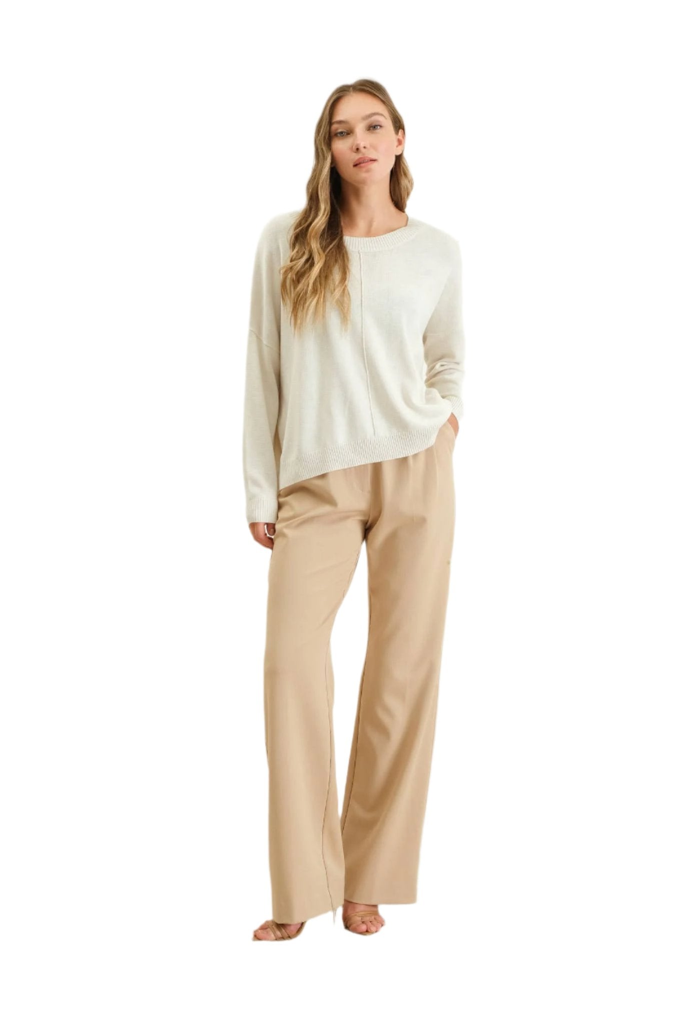Elora Lightweight Long Sleeve Sweater Top