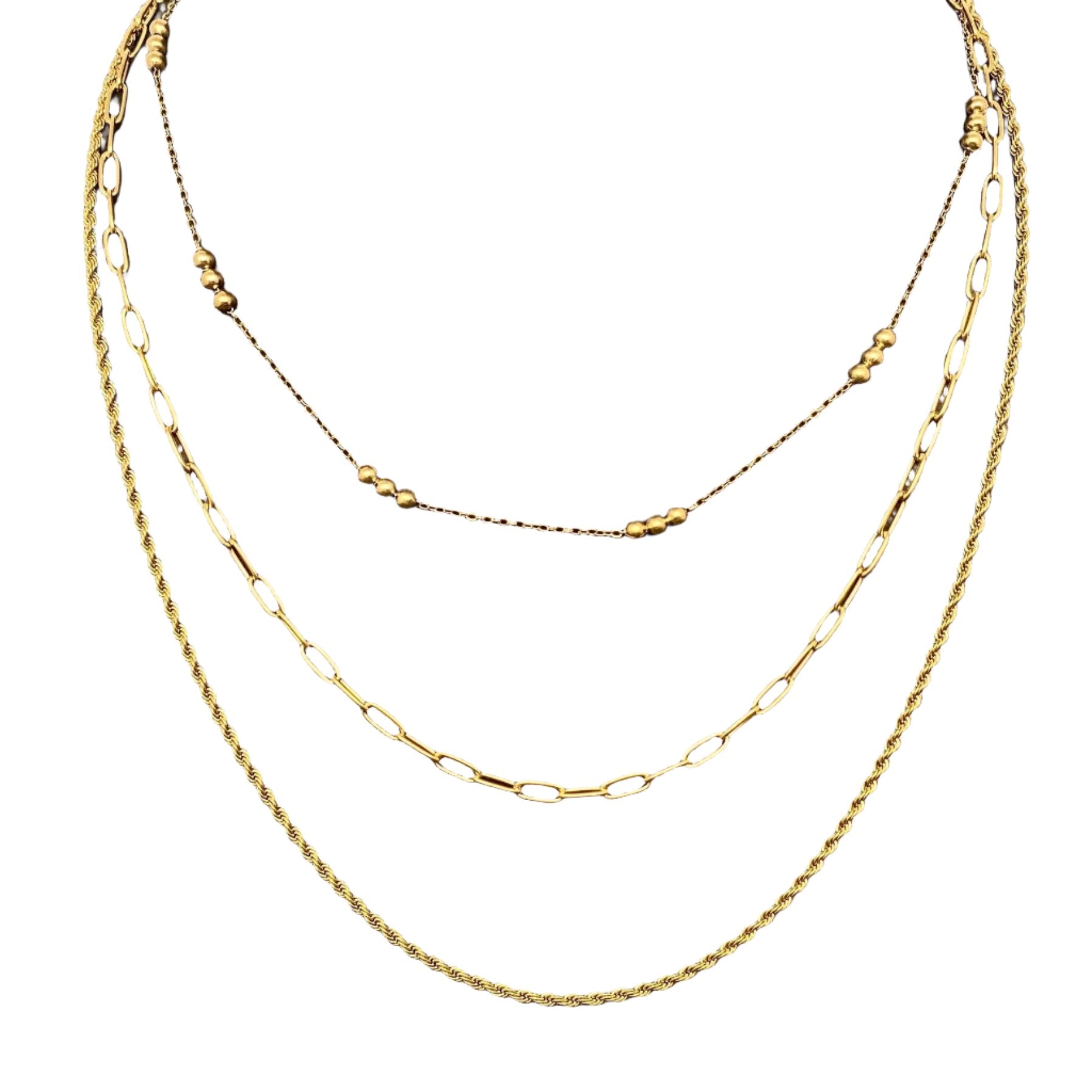 Multi Chain Dainty Necklace