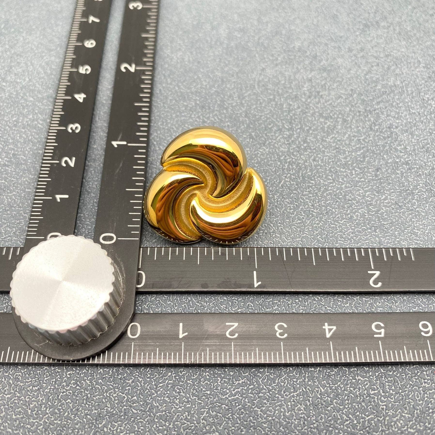 Rotating Crescent Moon Earrings