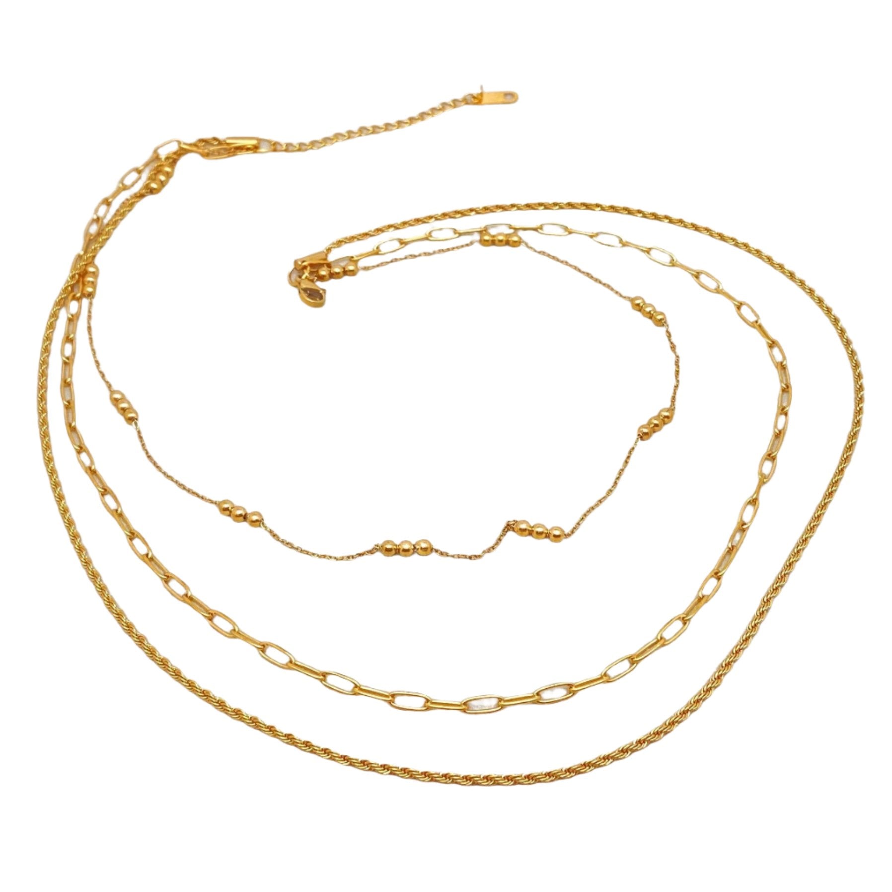 Multi Chain Dainty Necklace