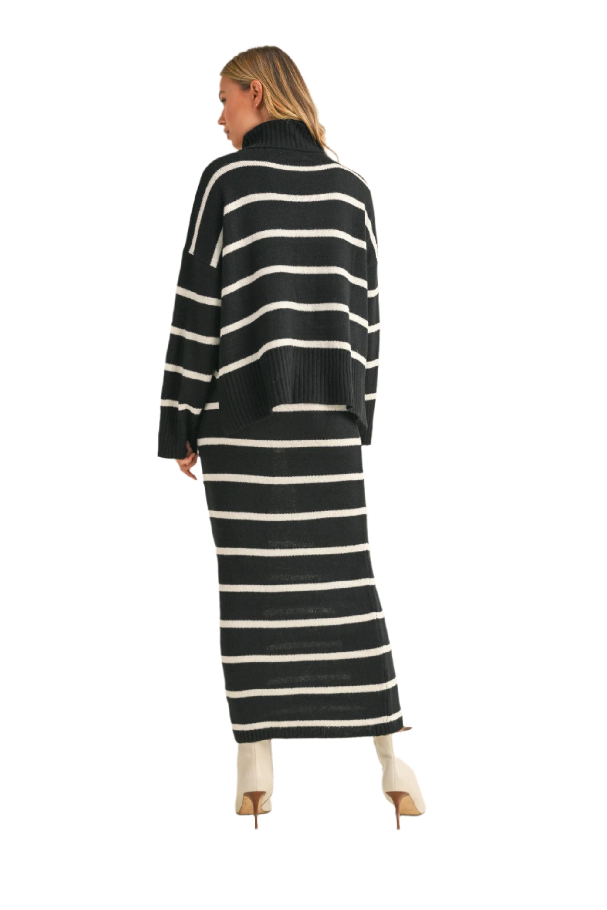 Emory Striped Sweater Set
