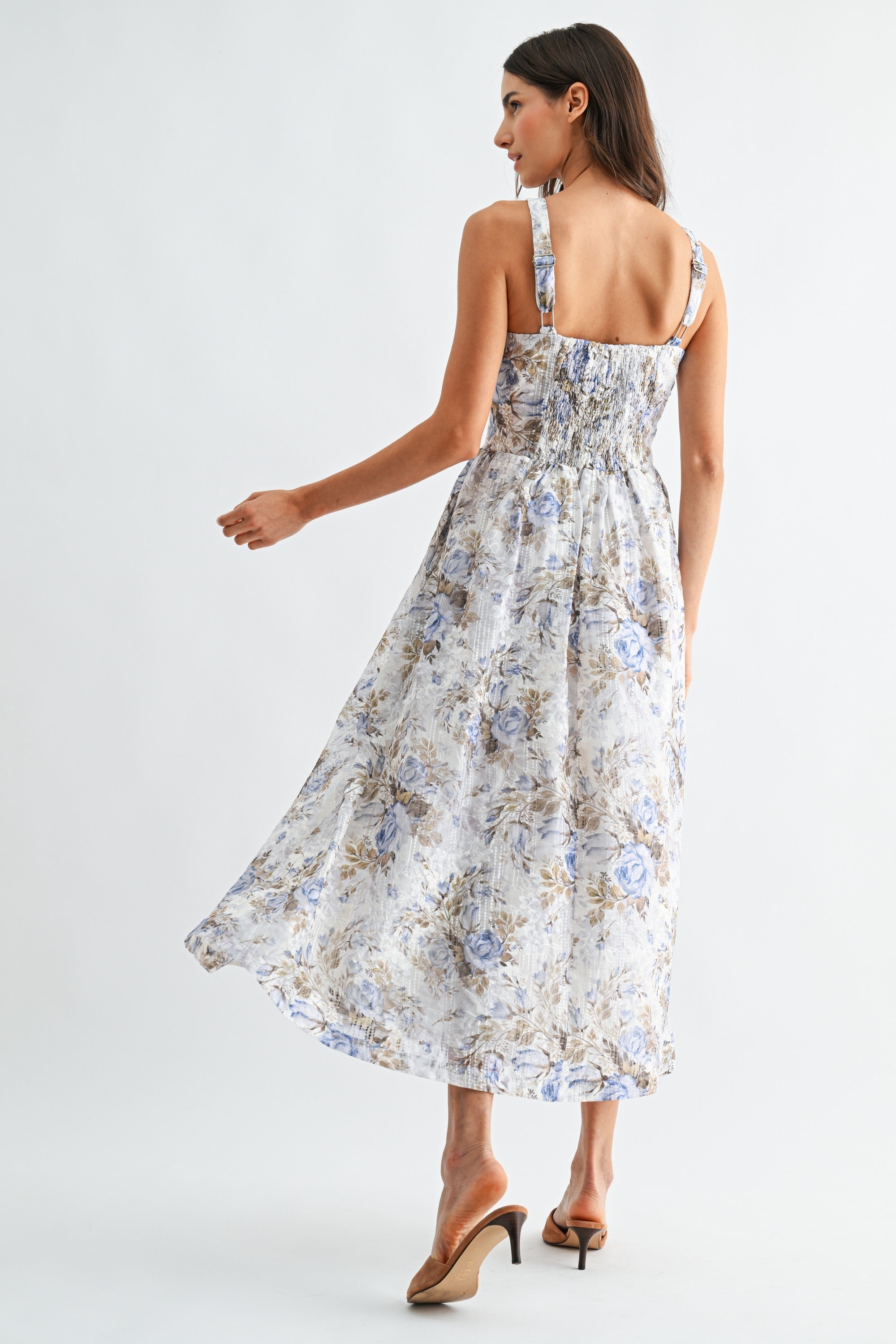 Wren Floral Sleeveless Maxi Dress