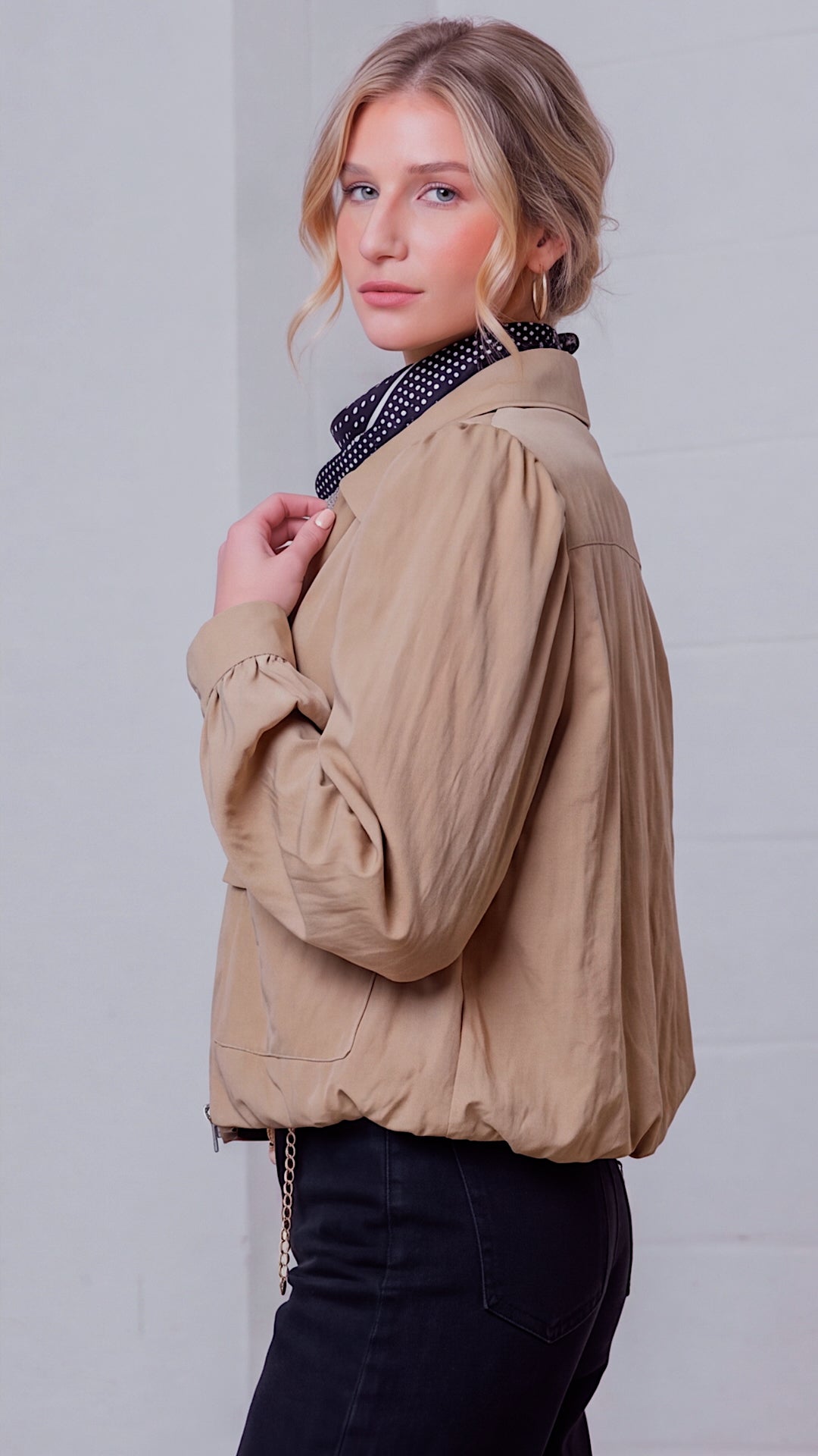 Merritt Cropped Utility Jacket