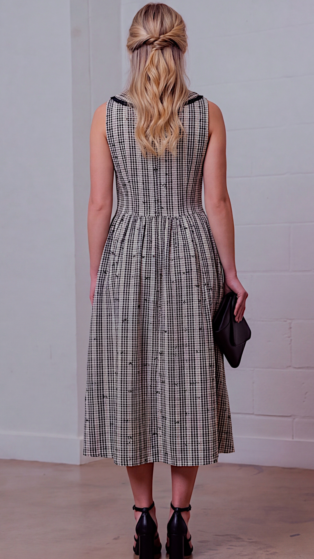 Thea Bow Detail Midi Dress